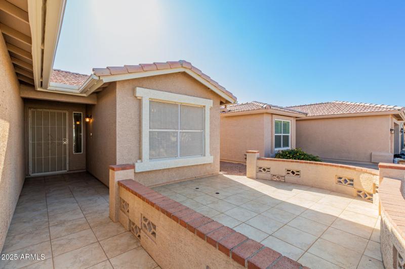 Front patio