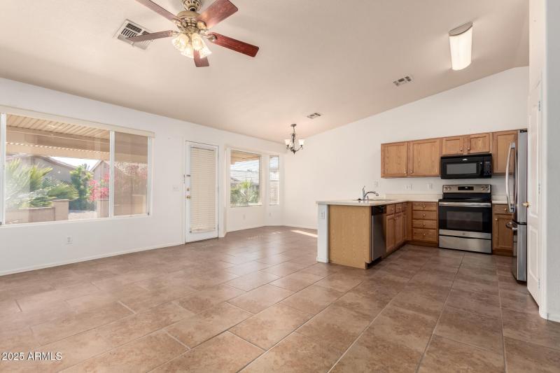 Kitchen and great room