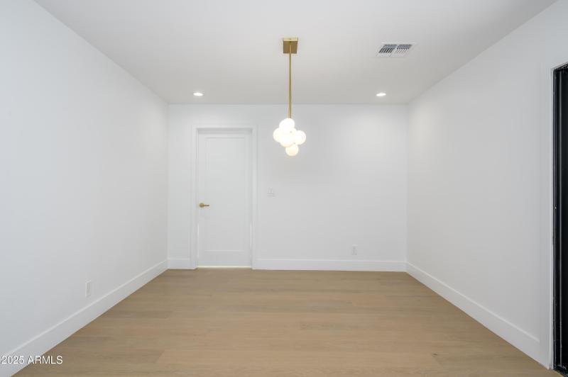 Laundry Area Entry Off Dining Area