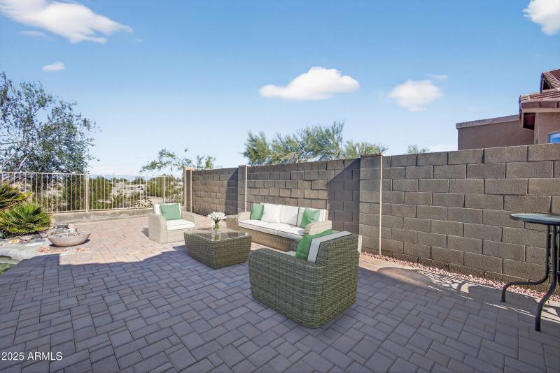 Staged Patio