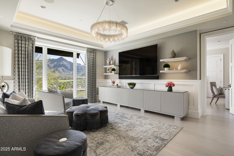 TV Room w/ Mountain Views