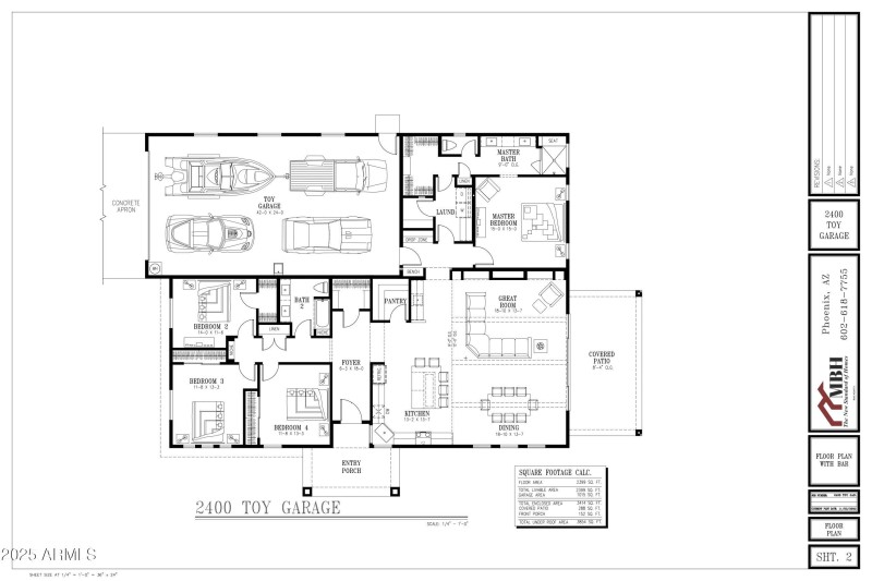 2400 Toy Garage Plan