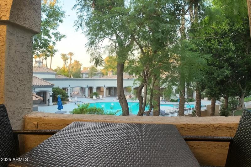 View from Balcony of Pool