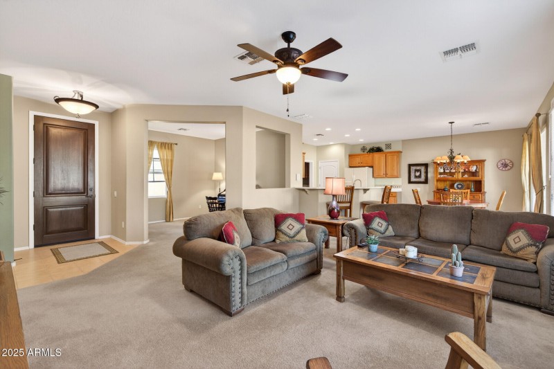 Great Room toward Den