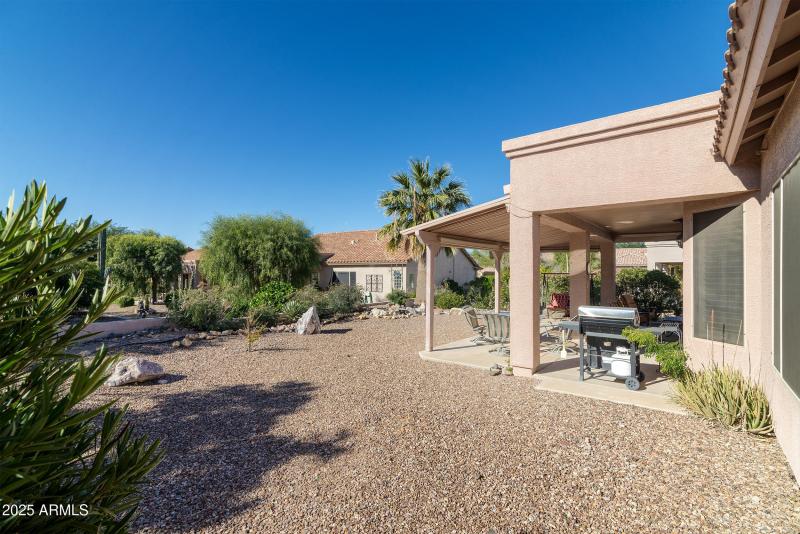 Large backyard