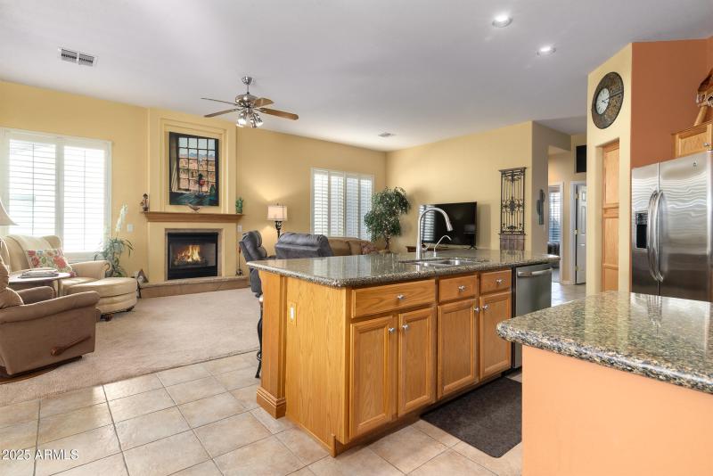 Open floorpan
