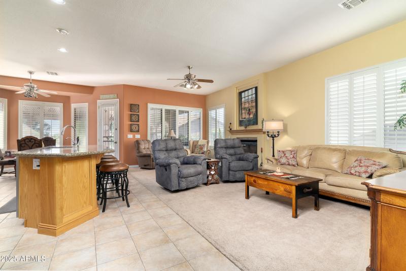 Open floorpan