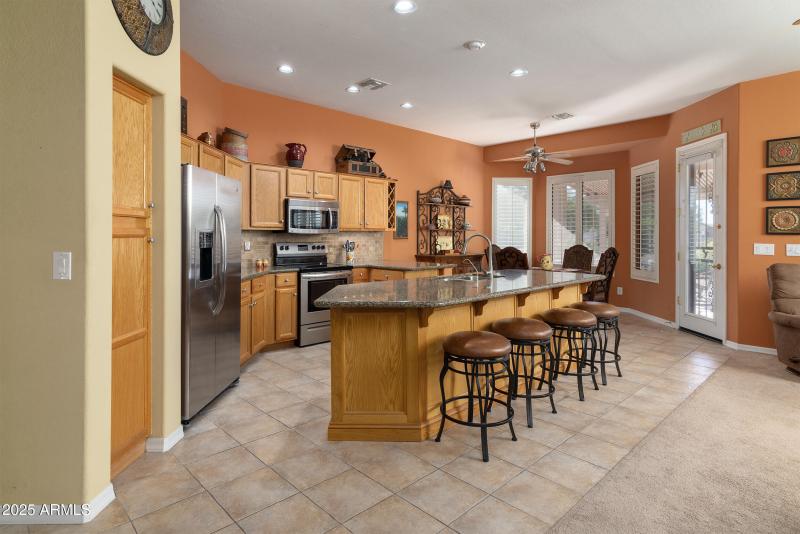 Big kitchen island