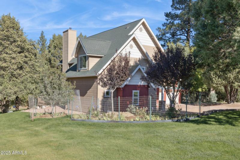 Side view of home