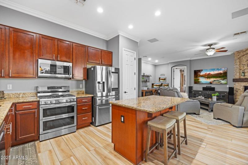 Kitchen LR view