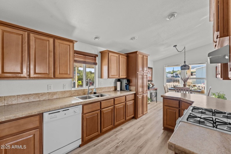 Bright sunny kitchen