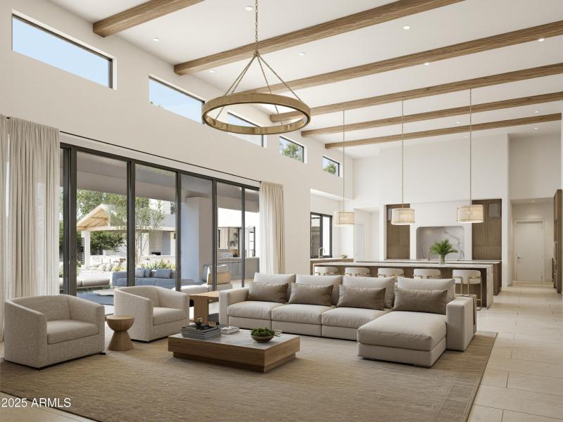 Kitchen-Living Rendering - Wood R01-min