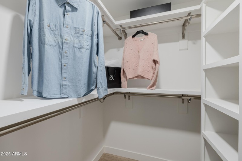 Primary walk-In Closet