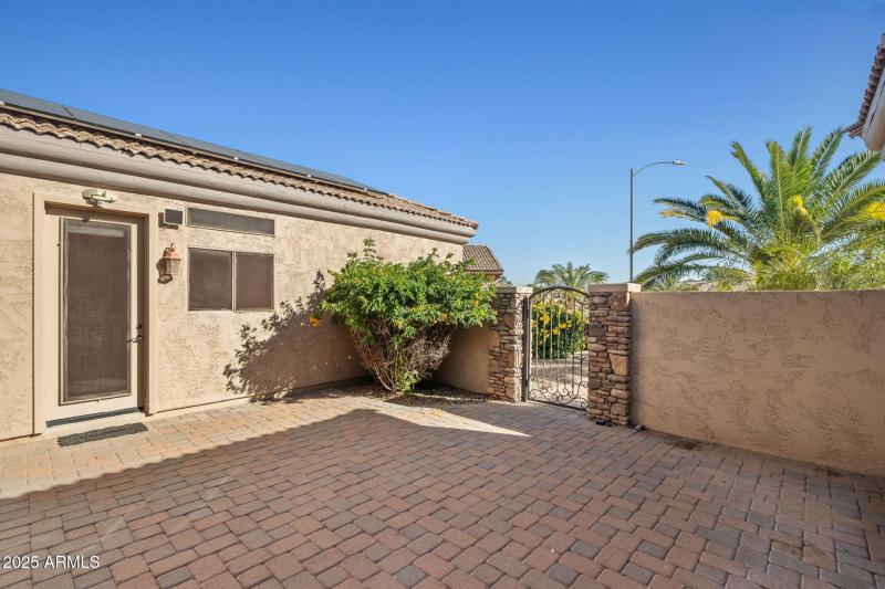 Courtyard to Guest Casita