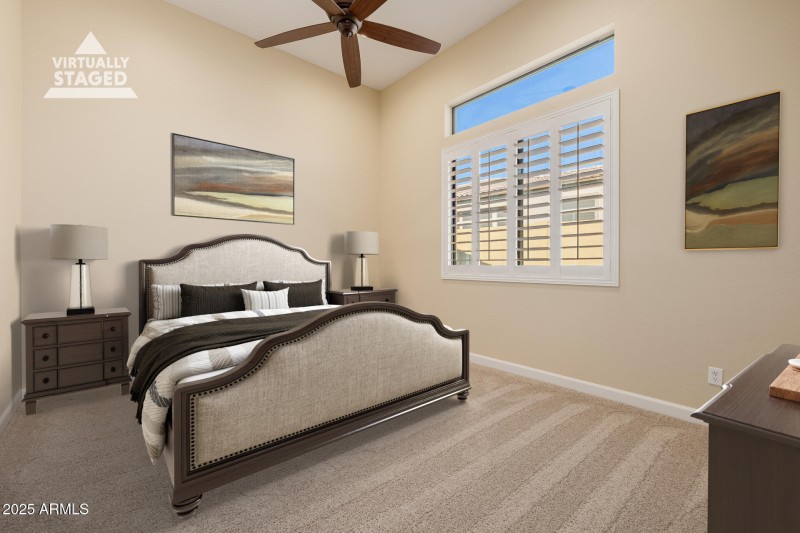 Staged bedroom 4