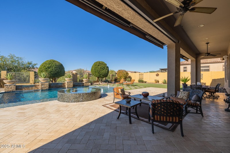 Beautiful backyard