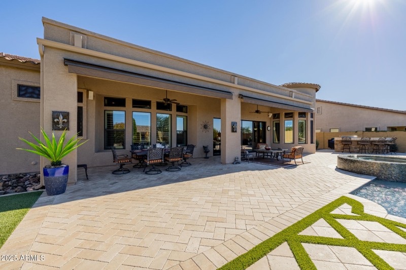 Covered patio