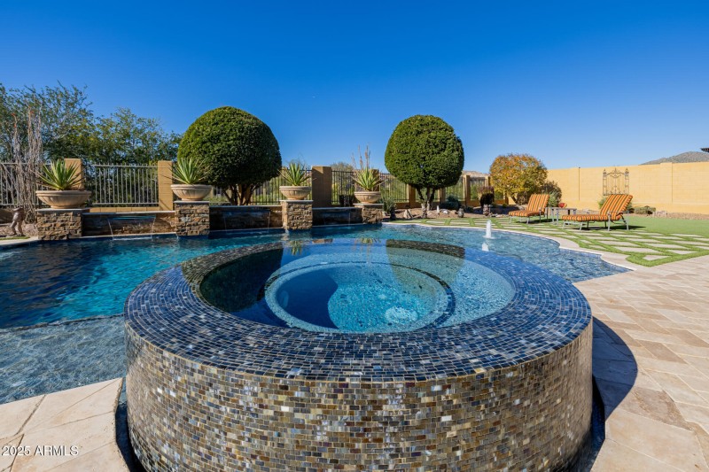 Heated spa