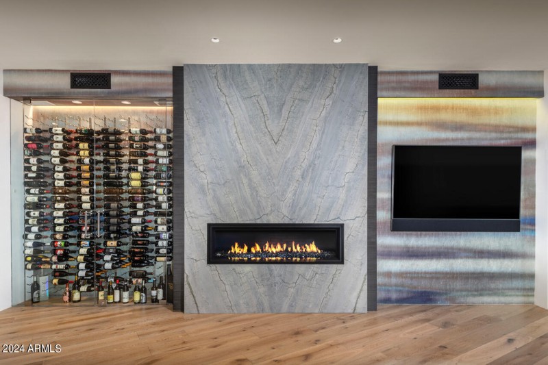 Architectural Wine Wall