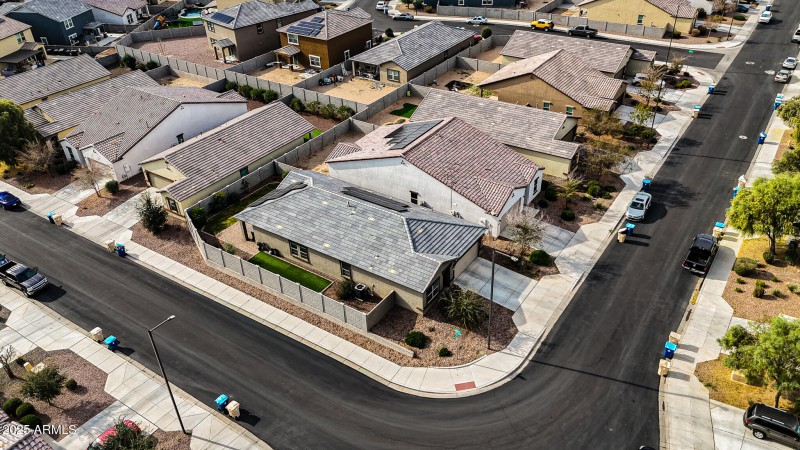 drone view from 199th corner