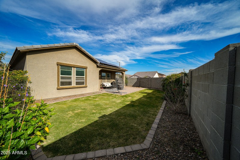 Backyard low corner