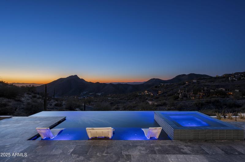 Sunset Pool and Spa Views