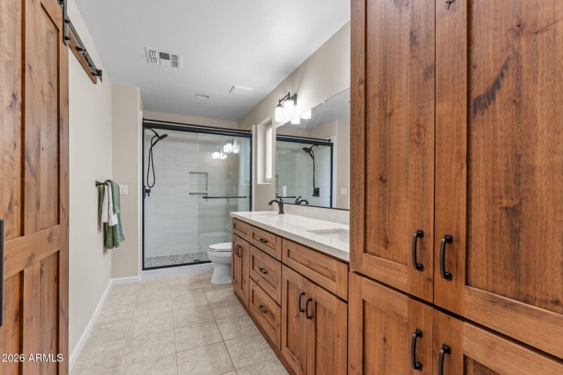 Primary Master Bath and Walk in Closet (