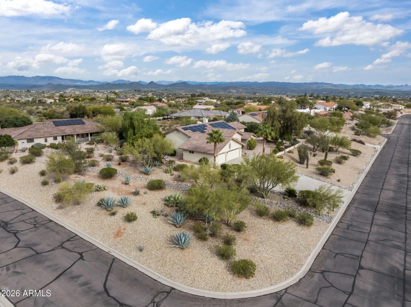 Full drone View of Property
