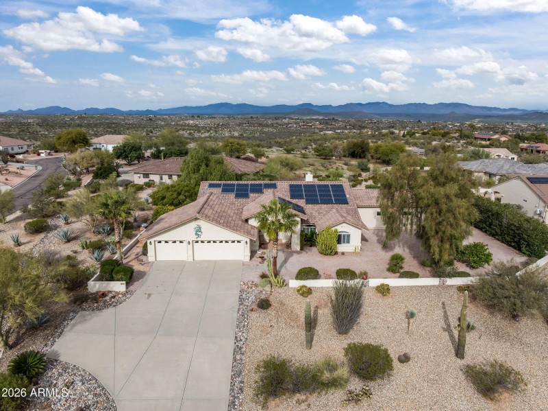 Parking is Ample and showing owned Solar