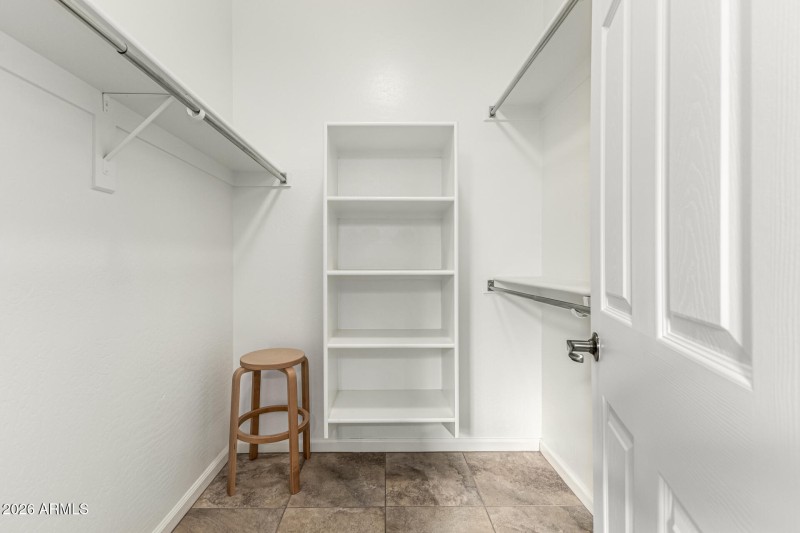 Primary closet