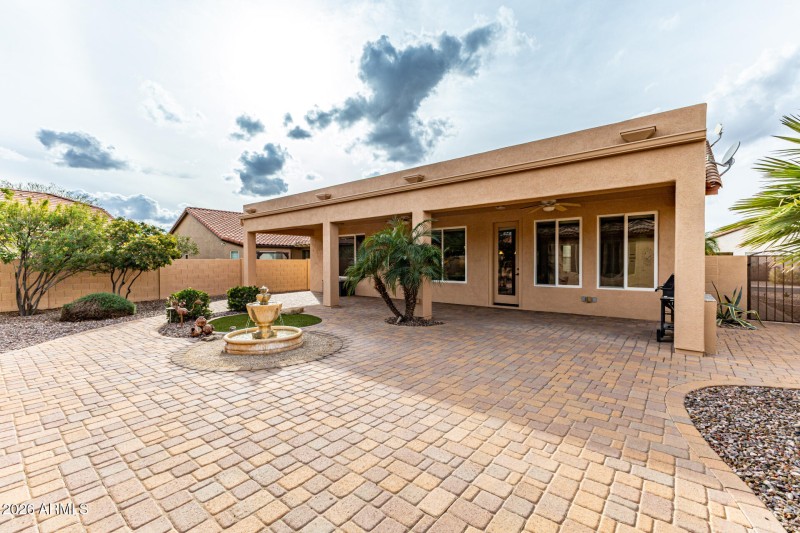 Back patio