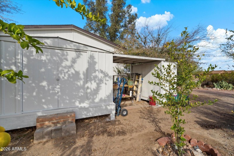 Shed and Work Area