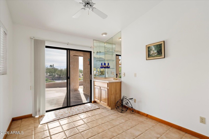 Den with wet bar
