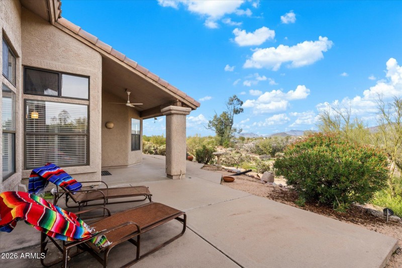 Open patio