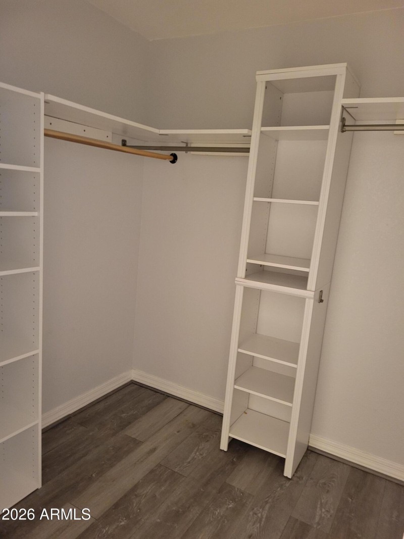 Primary closet