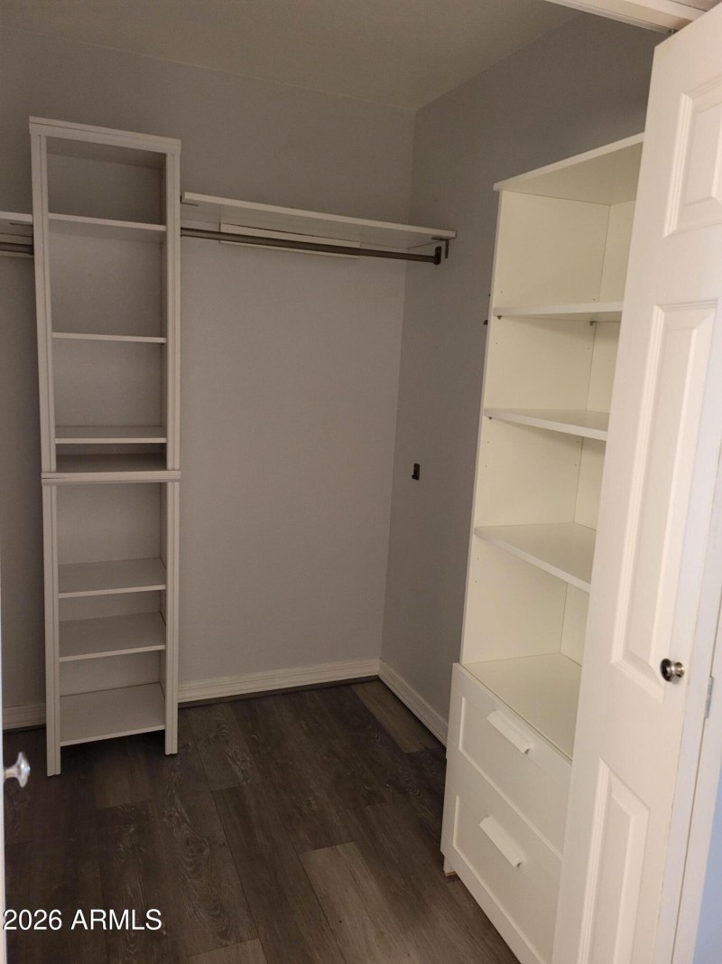 Primary closet