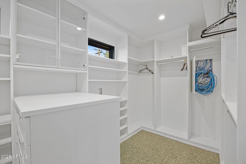 Master closet