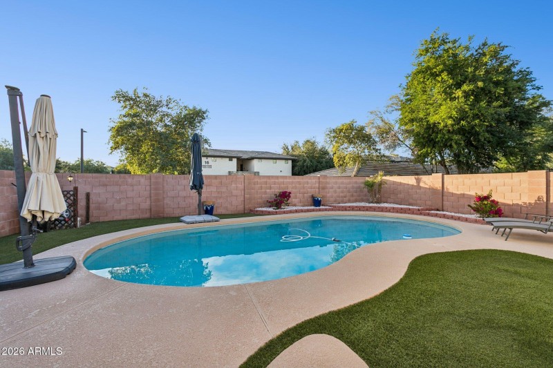 Sparkling pool