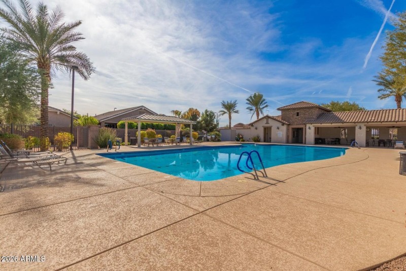 Community pool area