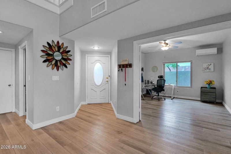 Inside Foyer - New Flooring Throughout