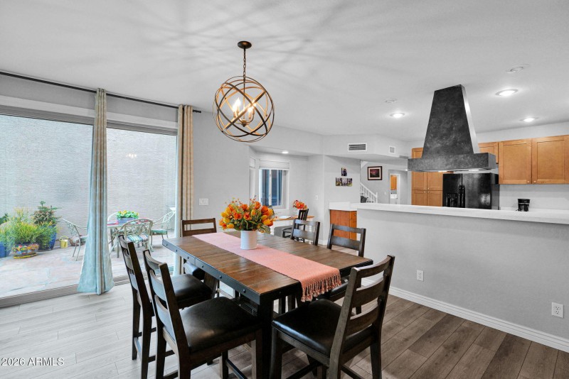 Spacious Dining Area off Kitchen