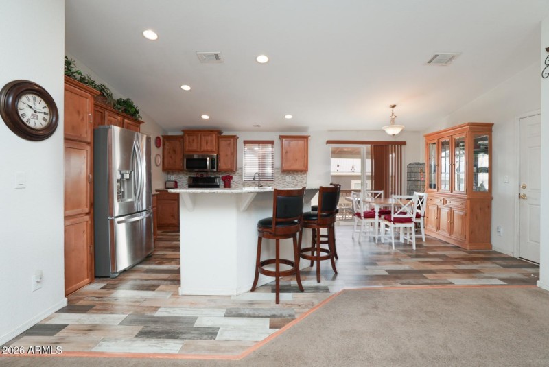 Kitchen and Dining Area
