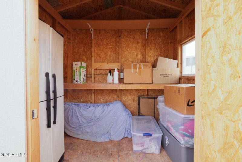 Shed Interior
