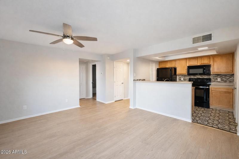 Livingroom and Kitchen