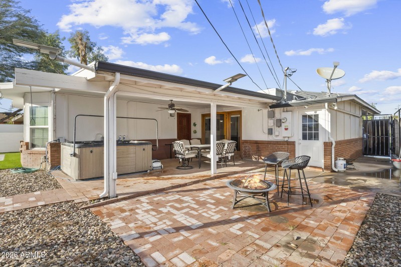 Rear Patio Area