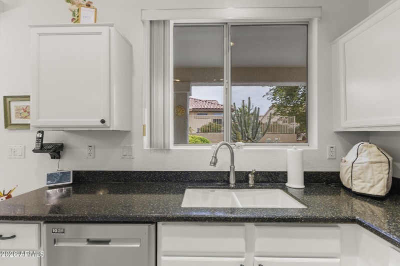 Sink with Outdoor View
