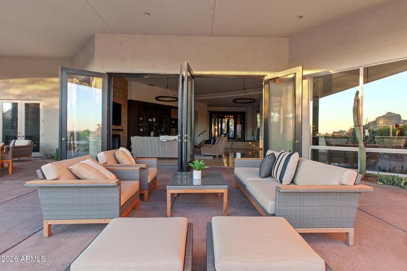 Backyard patio
