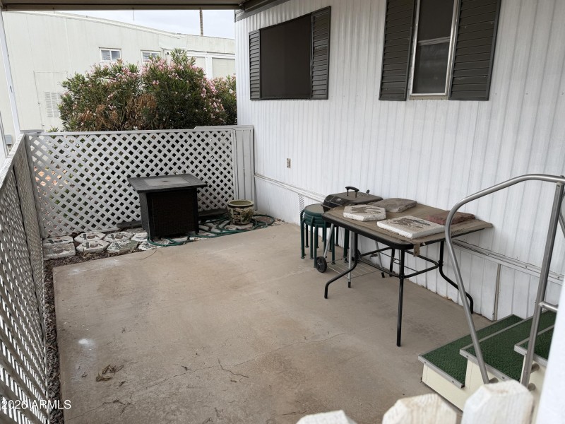 Back patio