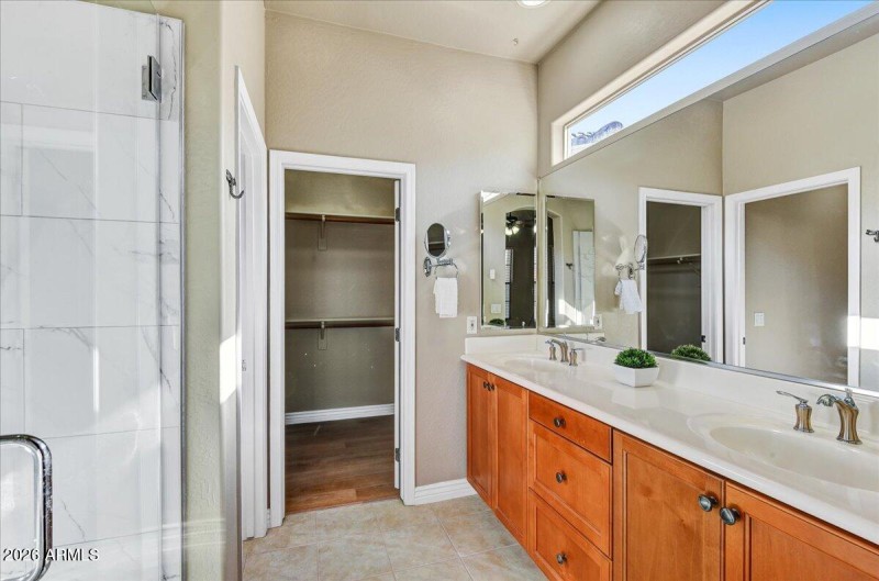 Primary Bath with Walk-In Closet