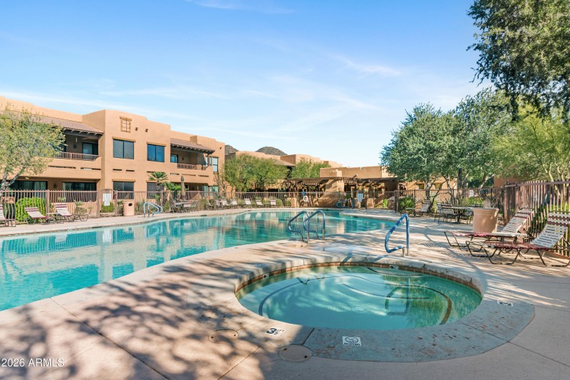 Resort like Pool/Spa area